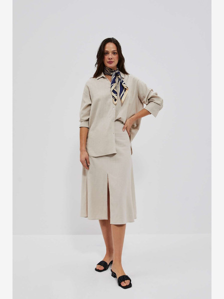 Moodo Бежова пола за жени Moodo