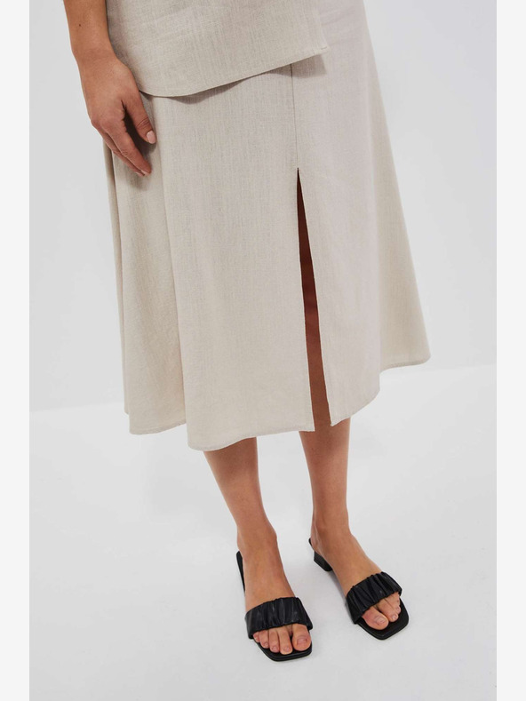 Moodo Бежова пола за жени Moodo