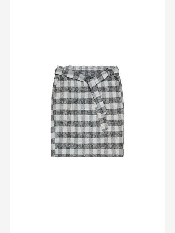 Moodo Сива карирана пола за жени Moodo