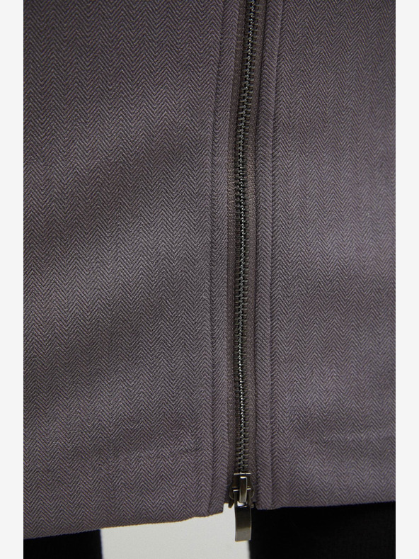 Moodo Сива карирана пола за жени Moodo