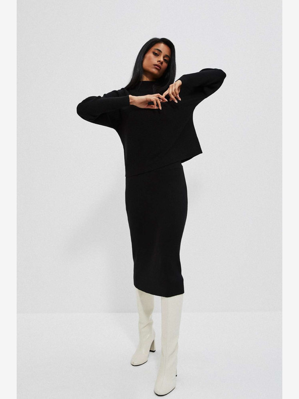 Moodo Черна пола за жени Moodo