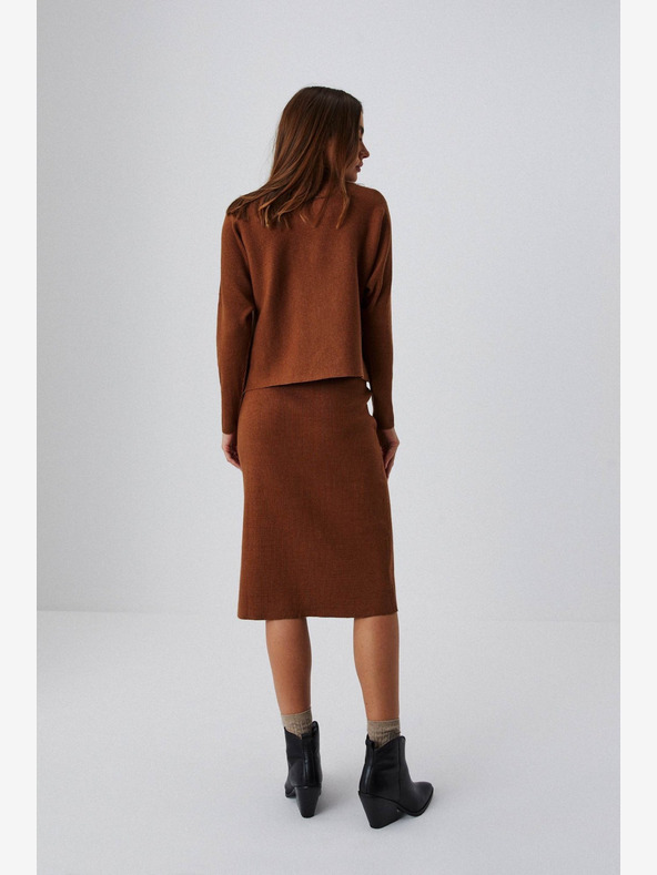 Moodo Кафява дамска пола Moodo