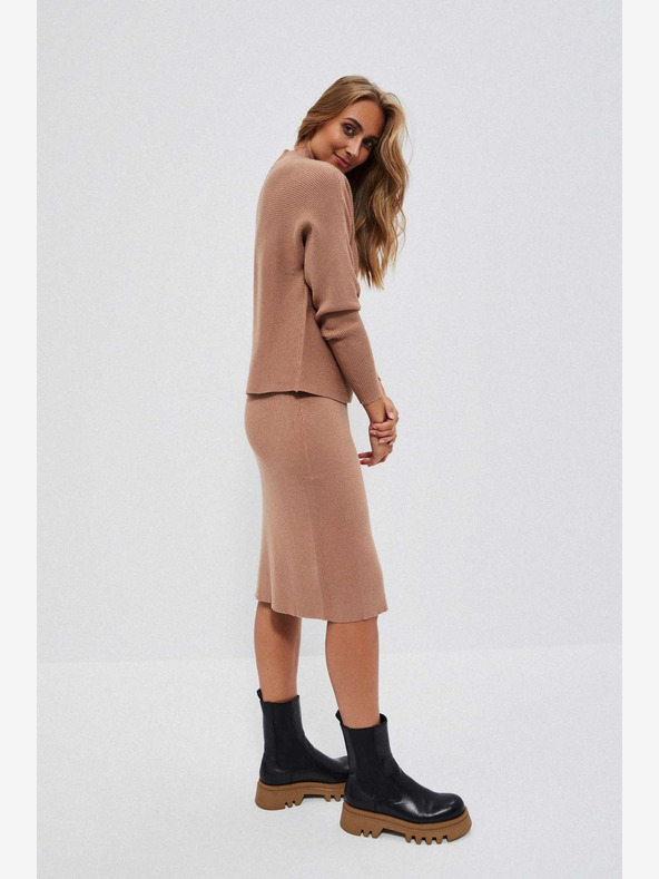 Moodo Кафява дамска пола Moodo