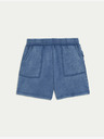 Marks & Spencer Къси панталони с подлепващи шевове, чист памук Marks & Spencer синьо