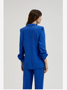 Moodo Синьо ленено яке с 3/4 ръкав Moodo