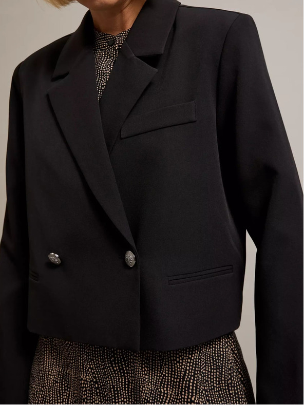 Moodo Черно дамско късо яке Moodo