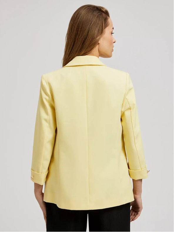 Moodo Жълто яке с 3/4 ръкав Moodo