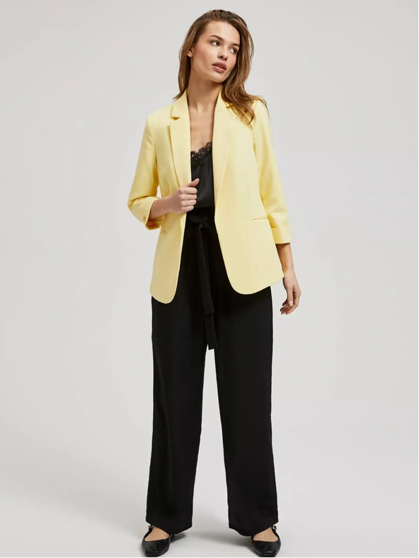 Moodo Жълто яке с 3/4 ръкав Moodo