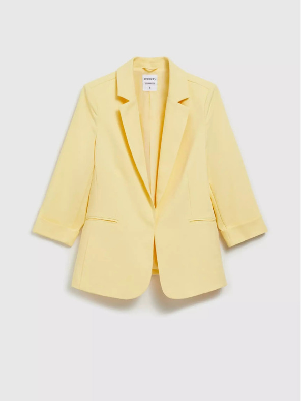 Moodo Жълто яке с 3/4 ръкав Moodo