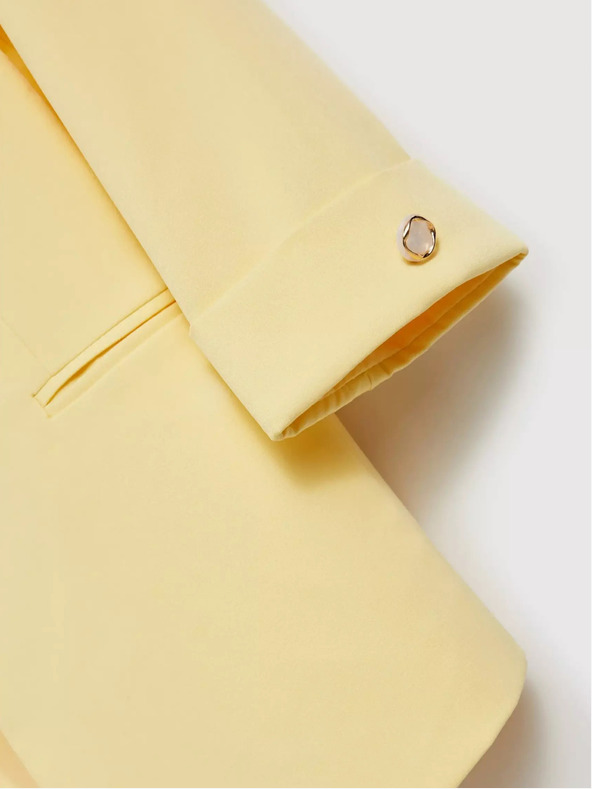 Moodo Жълто яке с 3/4 ръкав Moodo