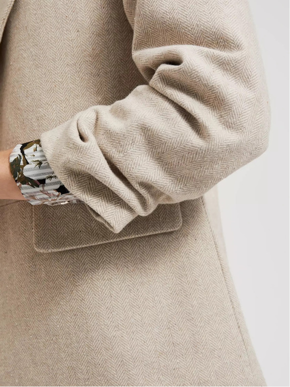 Moodo Бежов дамски блейзър Moodo