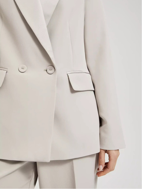 Moodo Бежов дамски блейзър Moodo