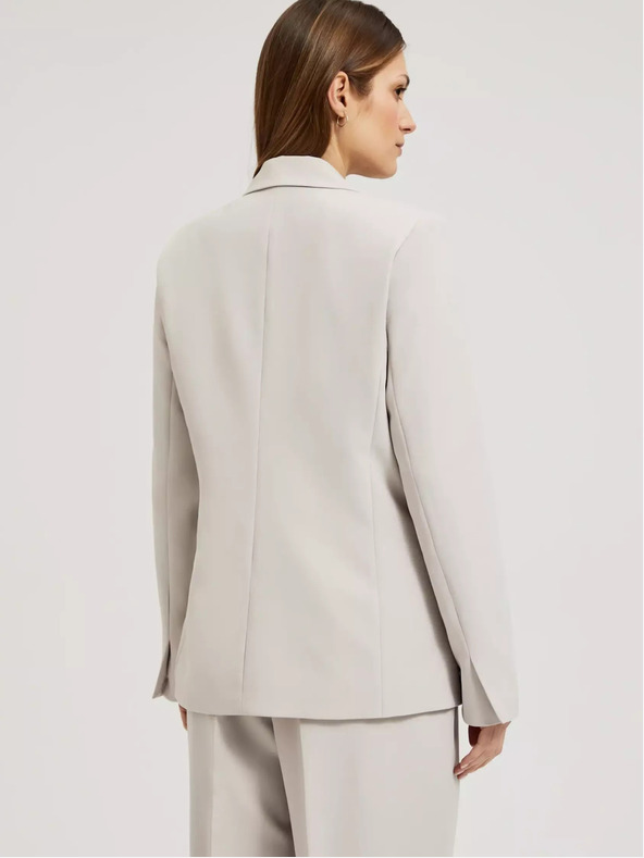 Moodo Бежов дамски блейзър Moodo