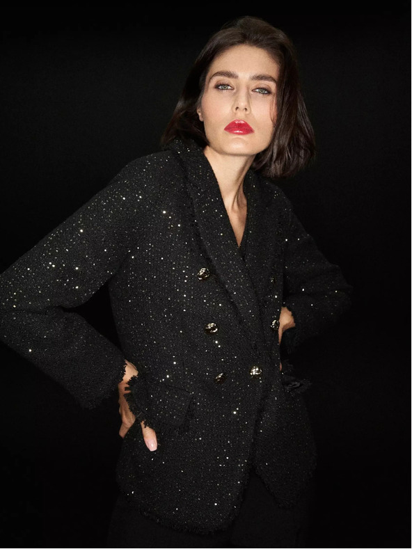 Moodo Черно дамско яке Moodo