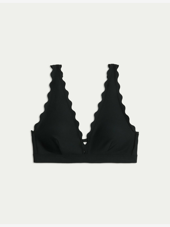 Marks & Spencer Горнище на бикини с подплънки с деколте Marks & Spencer черно