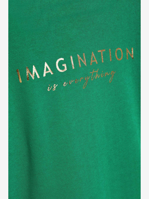 Moodo Зелена дамска качулка Moodo