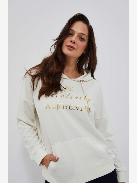 Moodo Кремава дамска качулка Moodo