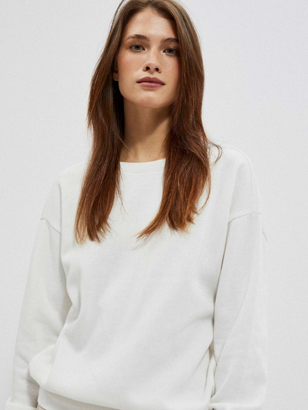 Moodo Бяла дамска качулка Moodo