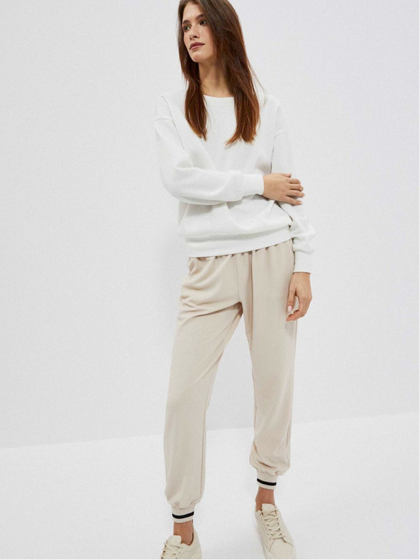 Moodo Бяла дамска качулка Moodo