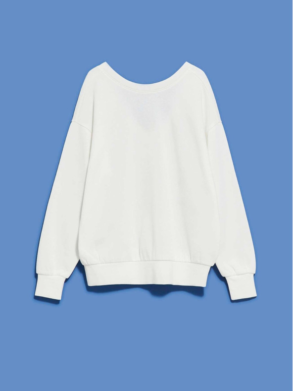 Moodo Бяла дамска качулка Moodo