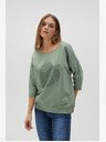 Moodo Зелен дамски суитшърт Moodo