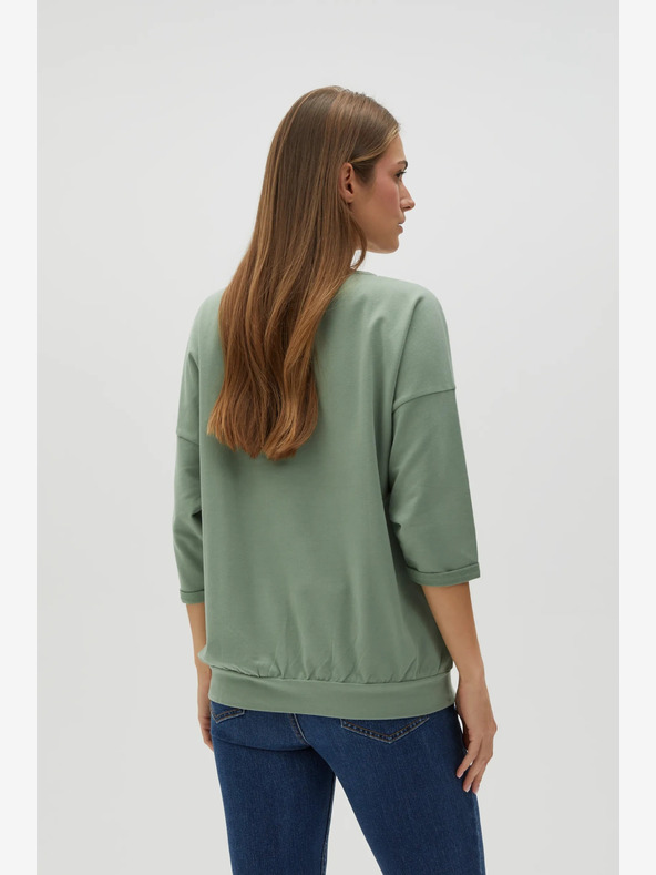 Moodo Зелен дамски суитшърт Moodo