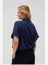 Moodo Тъмно синя дамска риза Moodo