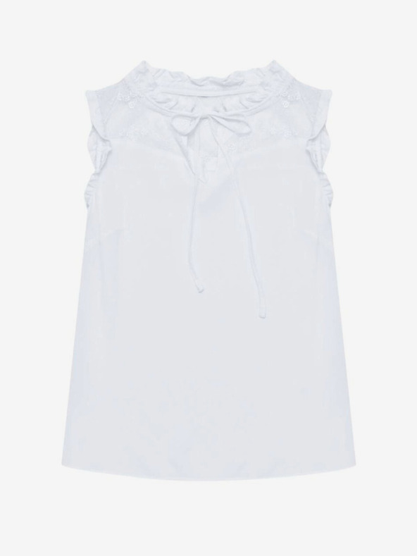 Moodo Бяла дамска блуза Moodo