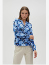Moodo Синя дамска блуза на цветя Moodo