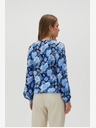 Moodo Синя дамска блуза на цветя Moodo