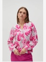 Moodo Бяло-розова дамска блуза с шарки Moodo
