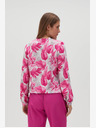 Moodo Бяло-розова дамска блуза с шарки Moodo