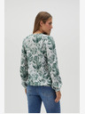 Moodo Бяло-зелена дамска шарена блуза Moodo