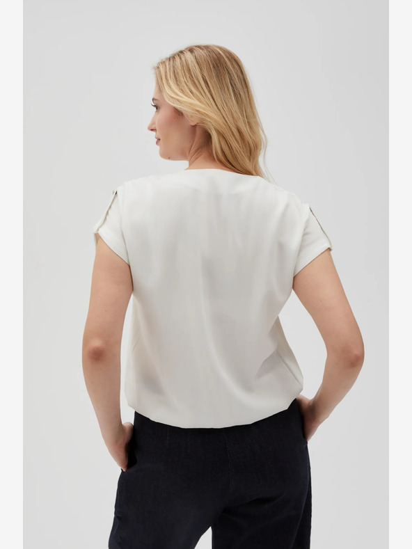 Moodo Бяла дамска блуза Moodo