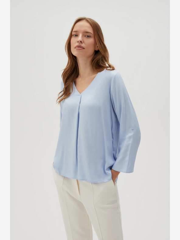 Moodo Светлосиня дамска блуза Moodo