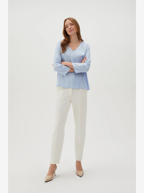 Moodo Светлосиня дамска блуза Moodo