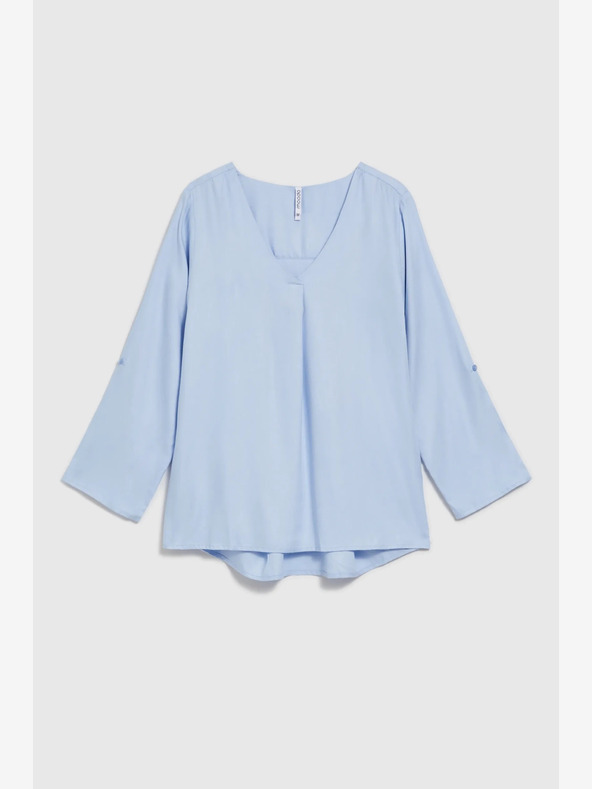 Moodo Светлосиня дамска блуза Moodo