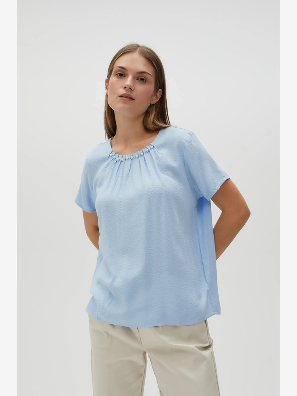 Moodo Светлосиня дамска блуза Moodo