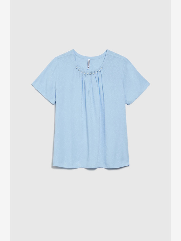 Moodo Светлосиня дамска блуза Moodo