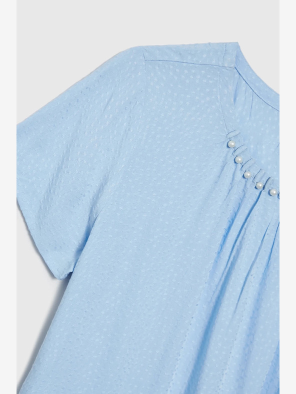 Moodo Светлосиня дамска блуза Moodo