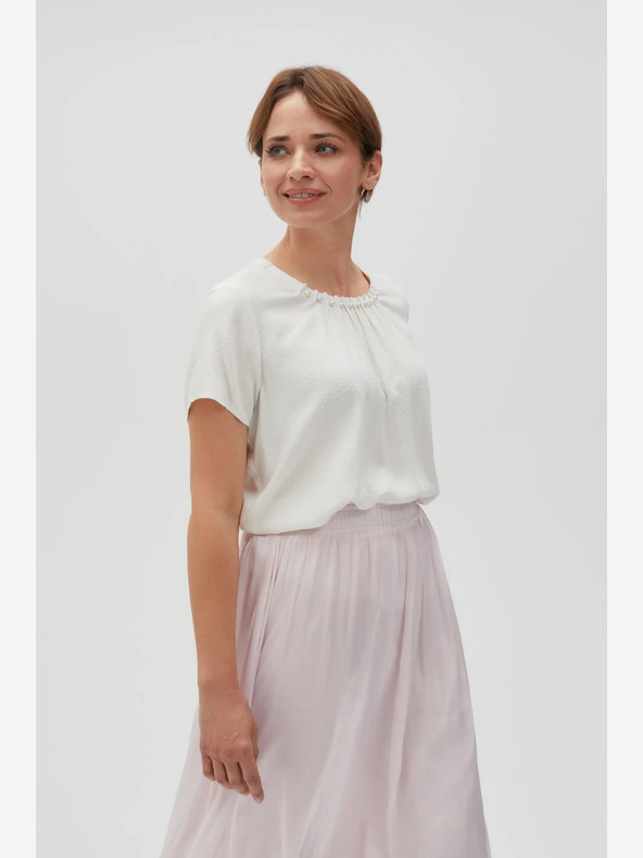 Moodo Бяла дамска блуза Moodo