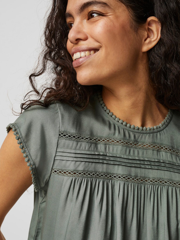 Vero Moda Зелена дамска блуза Vero Moda