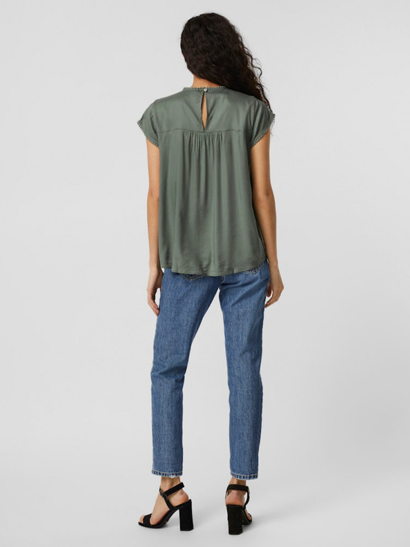 Vero Moda Зелена дамска блуза Vero Moda