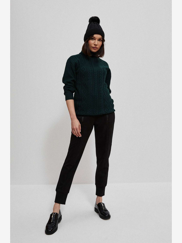 Moodo Черно дамско долнище Moodo