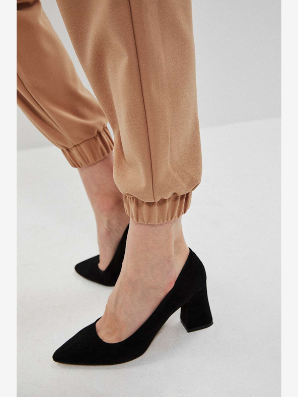 Moodo Кафяви дамски спортни панталони Moodo