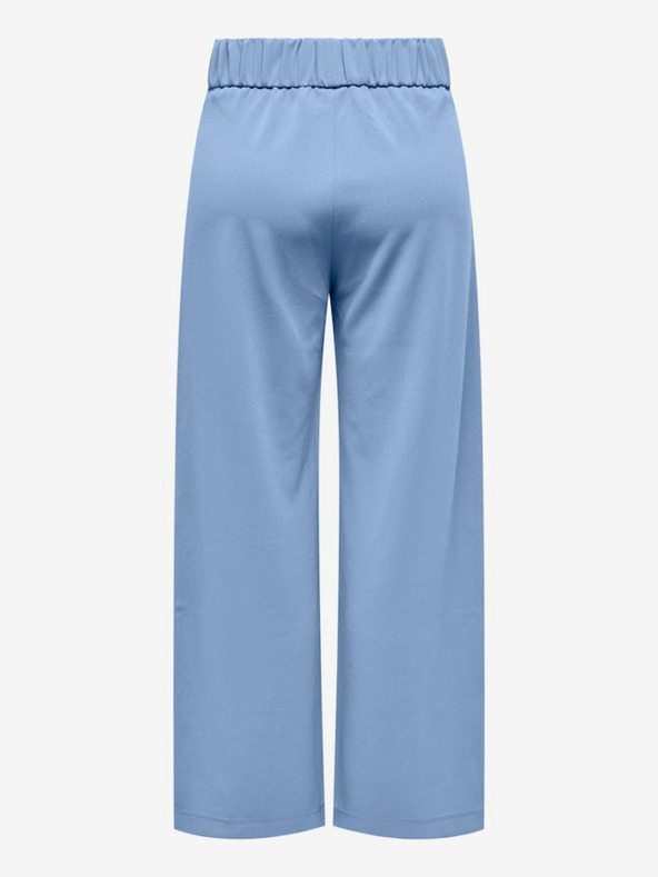 Jacqueline de Yong Сини дамски панталони с широки крачоли JDY