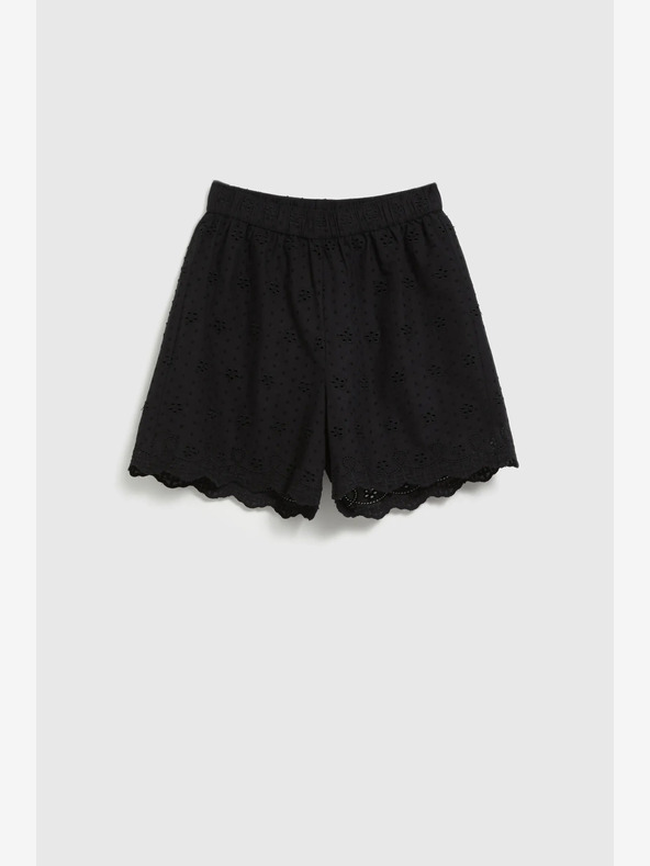 Moodo Черни дамски къси панталони Moodo