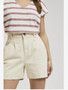 Moodo Бежови дамски къси панталони Moodo