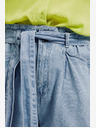 Moodo Светлосини къси панталони от деним за жени Moodo