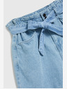 Moodo Светлосини къси панталони от деним за жени Moodo